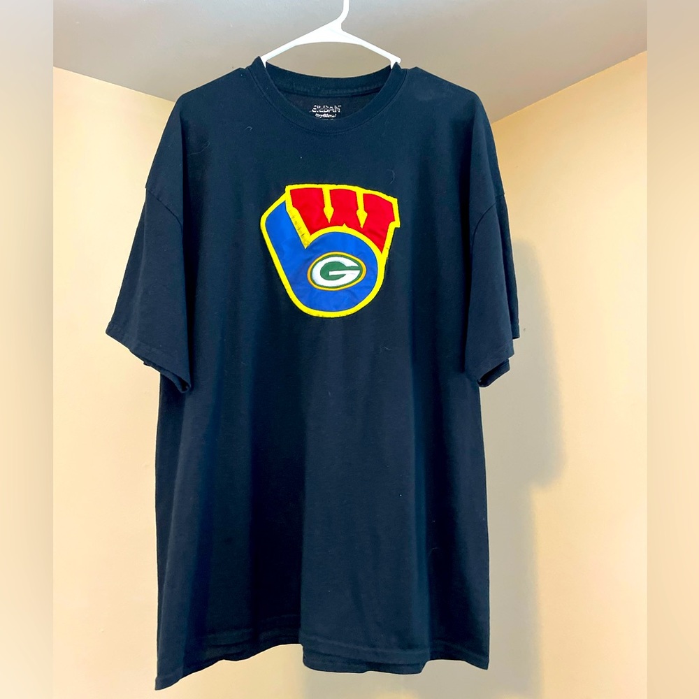 Brewers, Packers & Badgers T Shirt